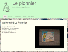Tablet Screenshot of lepionnier.nl